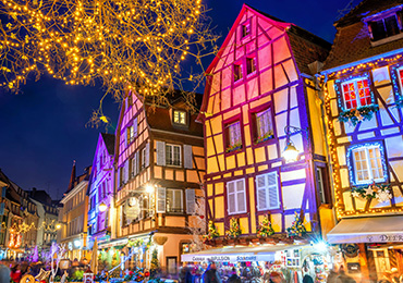 שווקי הכריסמס בעמק הריין וחבל אלזס