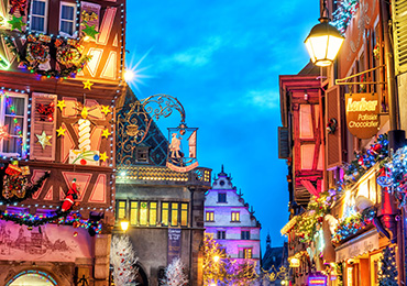 שווקי הכריסמס בעמק הריין וחבל אלזס